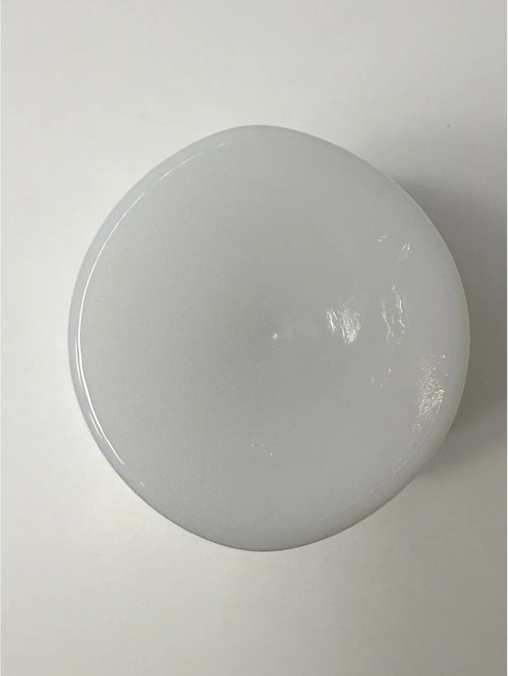 VTG Diamond Quilted White Milk Glass Water Wine Goblet Compote Pedestal 6.25” H